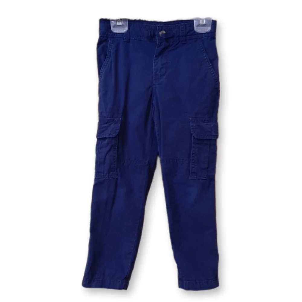 Carters Dark Blue Cargo Pants Cotton Trousers Boys Size 5